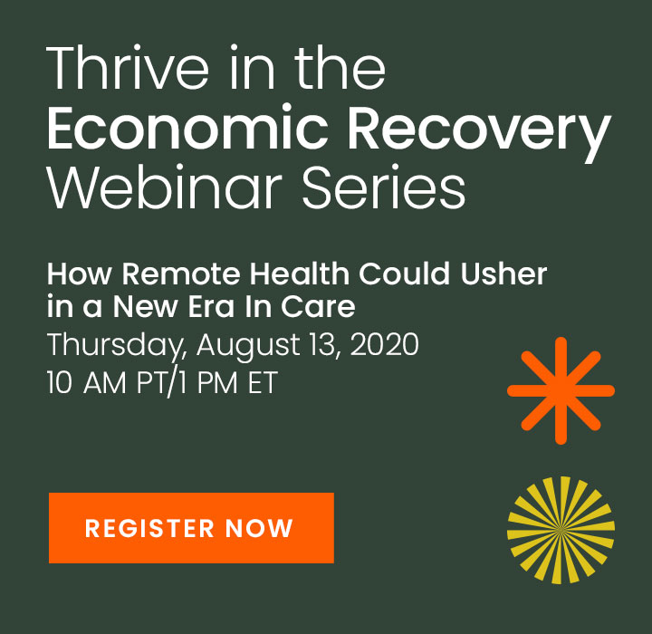 Thrive in the Economic Recovery Webinar Series. Enabling Access to Public Health. August 13, 1 PM ET