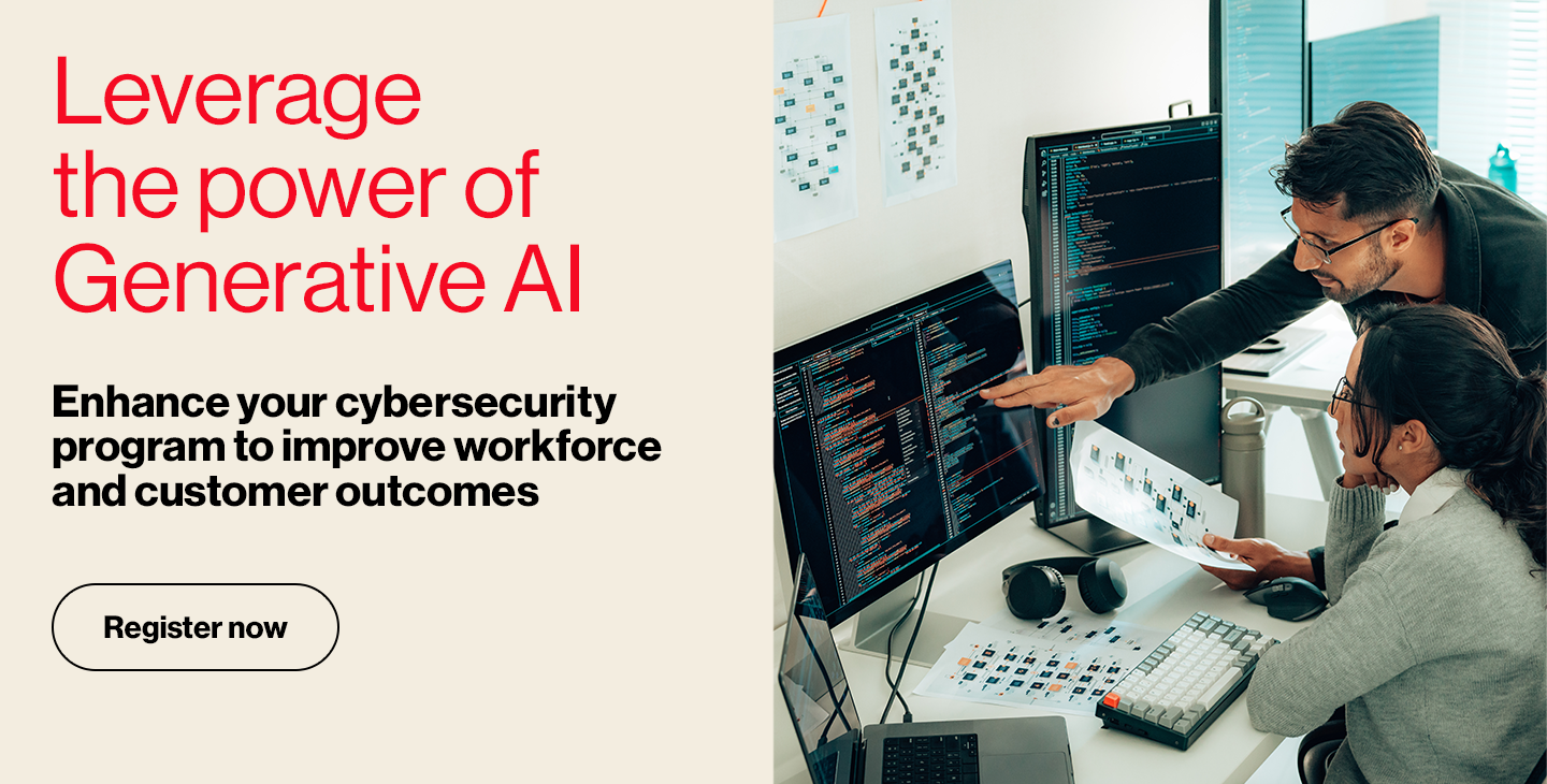 Enhance cybersecurity with Generative AI. Help improve workforce and customer outcomes.
